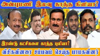 அன்புமணி இலவு காத்த கிளியா ? இரண்டு கட்சிகளை காத்த புலியா?அழுது புலம்பும் விடுதலை சிறுத்தைகள்