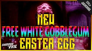 ★ SHADOWS of EVIL ★ FREE WHITE MEGA GOBBLEGUM ❝EASTER EGG TUTORIAL❞ BLACK OPS 3 ZOMBIES