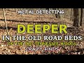 CRAZY FINDS Metal Detecting DEEPER in the Old  Road Beds  of an old Farm in the Tennessee Woods