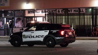 Raw: Triple shooting under investigation at N. Houston banquet hall | Police interview