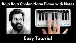Raja Raja Cholan Naan Piano Tutorial with Notes | Ilayaraja | Yesudas | Perfect Piano | 2020