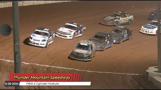 Thunder Mountain Speedway - FWD 4 Cylinder Feature - 6/29/2024