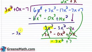 Dividing Polynomials with Missing Terms Practice Test #9 and #10