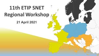 11th ETIP SNET Regional Workshop - Introductory Session