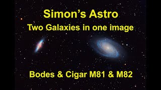 I Photographed two galaxies in one image! M81 \u0026 M82