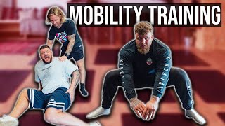 Strongmen Try Mobility Class | Road To Britain's Strongest Man 2021 Episode 2