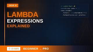Java 8 Lambda Expressions Explained in 10 Minutes | Beginner to Pro 🚀 Trending