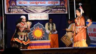 Yakshagana in Thulu Kadireda Kanchana Padya Kadaba Ramachandra Rai Ninnali Chalavihude padya of moha