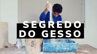 COMO FAZER  GESSO ,OS TRÊS PRINCIPAIS TIPOS E SUAS UTILIZAÇÕES (PASSO A PASSO) .