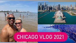 CHICAGO VLOG/MONTROSE BEACH 2021 #życiewusa #mieszanarodzinka #chicagobeach #chicagosummer2021