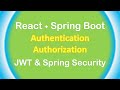 Spring Boot + React: JWT Authentication & Authorization with Spring Security example