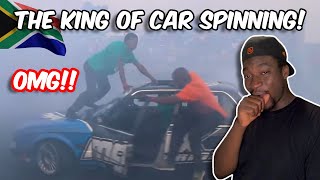 CANADIAN REACTS TO THE KING OF CAR SPINNING IN SOUTH AFRICA!😱😨 #southafrica #Car #amapiano #wild