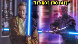 What If Obi Wan TURNED Maul To The Light And SAVED Qui Gon