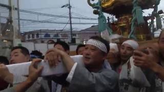 沼袋氷川神社 例大祭 宵神輿渡御 2016