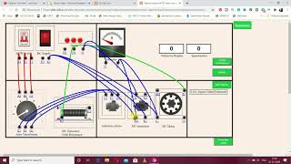 To perform speed control of DC motor by using Ward - Leonard Method of speed control || Virtual Lab