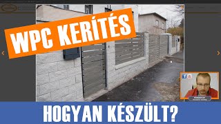 WPC kerítés tervezés, gyártás, beépítés