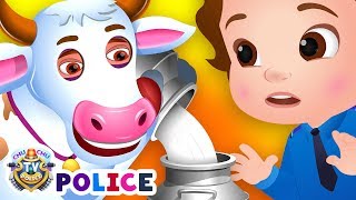 ChuChu TV Police Save the milk from Bad Guys | ChuChu TV Kids Videos