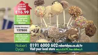 Robert Dyas TV Advert - American Originals Cake Pop Maker