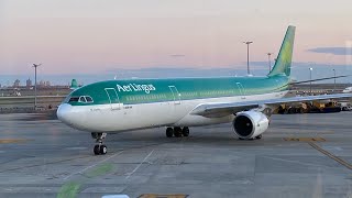 Aer Lingus A330 Departure from New York JFK