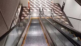 J:COMホール八王子スーパーアルプス前下りエスカレーター東芝 Hachioji Hall Super ALPS Escalator TOSHIBA