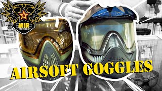 Best Airsoft Goggles and Facemasks by Valken - Zulu, Tango, Mi-7, DYE i4