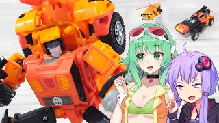 【TF玩具簡易解説】ゆかりさんたちとヘリコプター(バギー)(ロボット)【レガシー：サンドストーム】