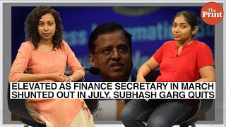 Elevated as finance secretary in March, shunted out in July, Subhash Garg quits