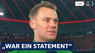 Manuel Neuer spricht nach seinem erfolgreichen Comeback | FC Bayern München - FC Salzburg Interview