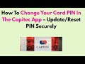 How To Change Your Card PIN In The Capitec App – Update/Reset PIN Securely
