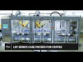 Delkor's LSP Series Coffee Case Packer | Coffee Bag Packaging | Delkor Machinery in Plant