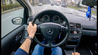 2004 Mercedes A Class W169 (1.7 116 HP) | 0-100 | POV Test Drive #767 Joe Black