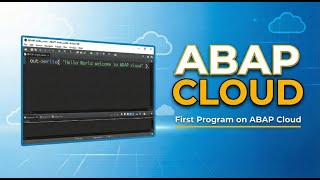 ABAP Cloud Tutorial for Beginners | Create Package, Transport Request & Program on ABAP Cloud