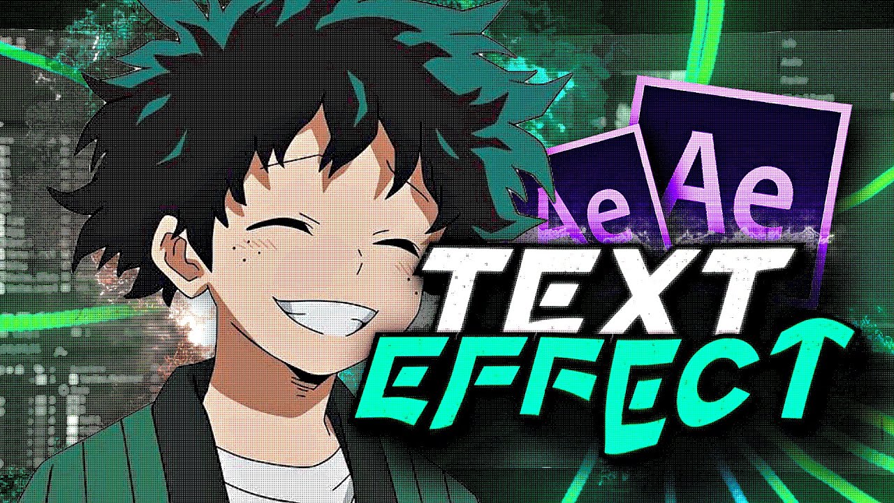 Advanced Text Effect After Effects Amv Tutorial Youtube