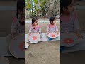 শ্রীণিকা শ্রীনীজা প্রসাদ খেতে বসেছে 🥰 youtubeshort twin shrinika shrinija twinsister