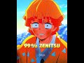 That 1% Zenitsu💀| #fyp #shorts #anime #kny #edit #demonslayer #animeedit