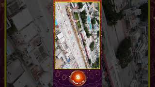 Mantralayam Drone view |#mantralayam #rayaru #mantralayamtemple #droneview #brindavanam