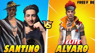 Elite Alvaro Vs Santino In Clash Squad - Garena Free Fire
