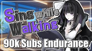 【90k Subs Endurance/9万人耐久】Sing while walking on the treadmill💪ウォーキングしながら歌枠 #2【VTuber/凛々咲 Ririsya】