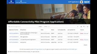 Affordable Connectivity Pilot Programs Application Walkthrough Webinar