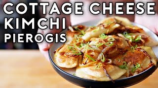 Kimchi & Cottage Cheese Pierogies (and Mac & Cheese!) | Kendall Combines