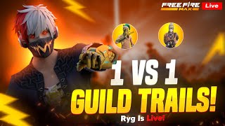 47k ? 🎯 -1 vS 1 M1887 Open Challenge 💢 - Can Any one Beat My G O A T s 🔥 - Free fire Live Telugu ♥