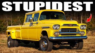 TOP 3 THE STUPIDEST PICKUP TRUCKS OF ALL TIME! You've never seen anything like this!