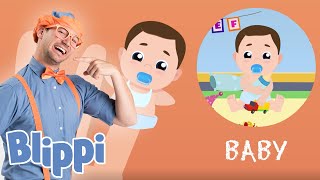 Learn with BLIPPI - Finger Family | Classic Baby Songs | Kids Songs & Nursery Rhymes | Baby Video