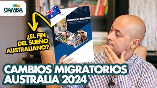 Cambios migratorios Diciembre 2023 - MIGRATION STRATEGY ¿fin del sueño Australiano?