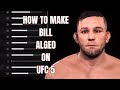 How To Make Bill Algeo on UFC 5 | CAF Tutorial & Fighter Settings