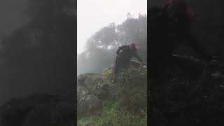 ලංකාවේ සීතලම තැනක..⛰ #mist + #wind #storm