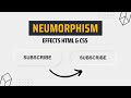 Neumorphism Button Hover Effects with CSS | CSS Button Hover Effects | dev_nayan