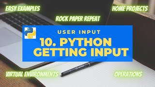[Tamil] Python Programming 10 | Getting User Input | input() Function| Examples| PyCharmScreenRecord