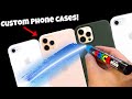 Customizing Phone Cases using Posca Markers! Satisfying! (Posca GIVEAWAY!)