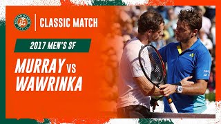 Murray vs Wawrinka 2017 Men's semi-final | Roland-Garros Classic Match